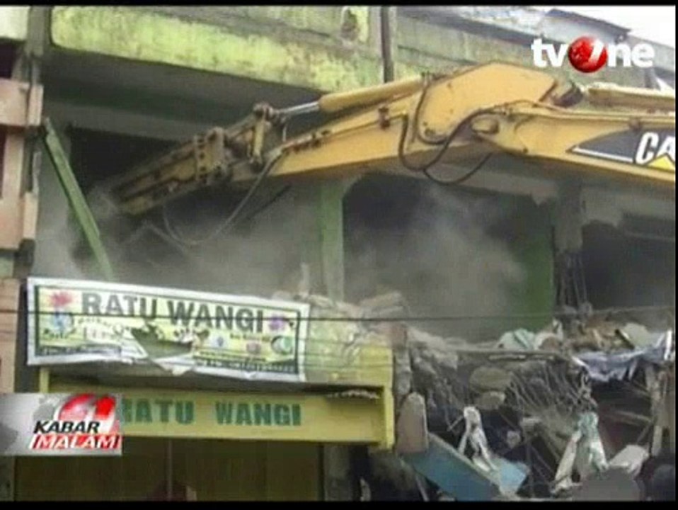 Stasiun Tangerang Diperluas, Sejumlah Ruko Dibongkar