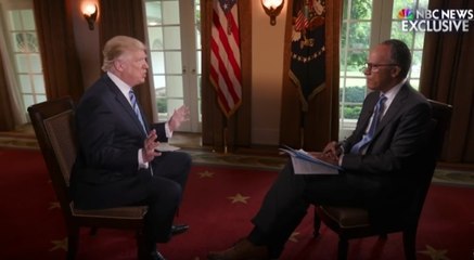 Trump Accuses NBC of 'Fudging' 2017 Interview