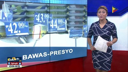 Presyo ng bigas, bababa sa Nobyembre