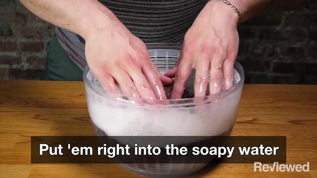 Can you wash your dirty bras in a salad spinner