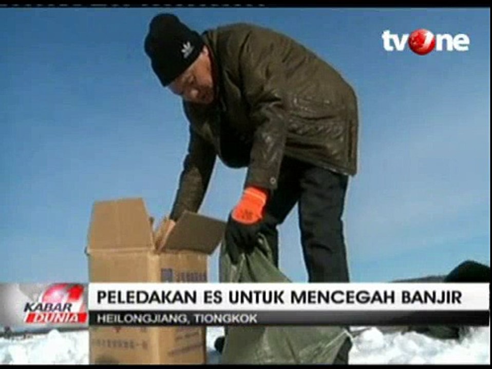 Cegah Banjir, Pemerintah Heilongjiang Ledakkan Es