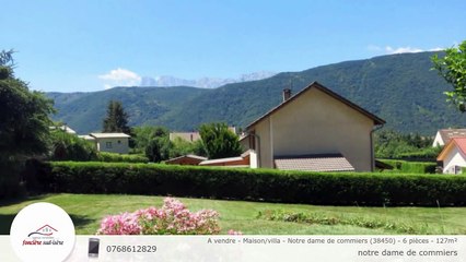 A vendre - Maison/villa - Notre dame de commiers (38450) - 6 pièces - 127m²
