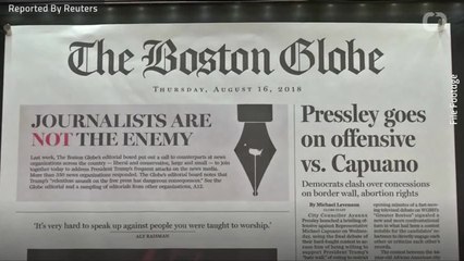U.S. Man Charged In 'Enemy of the People' Threats to Boston Globe