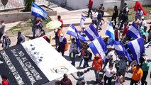 Mil hondureños piden la salida del presidente Hernández