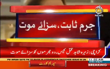 Verdict of Zahra Shahid murder case