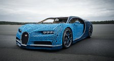 VÍDEO: Bugatti Chiron fabricado con piezas LEGO que... ¡funciona!