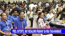 Pangulong #Duterte, may regalong pabahay sa mga taga-Mandaue