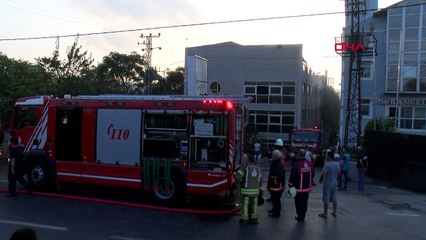 Başakşehir’de çorap fabrikasında yangın