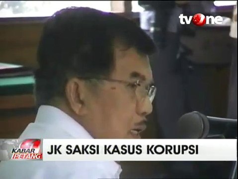 Wapres Jusuf Kalla Jadi Saksi Sidang Tipikor di Bandung