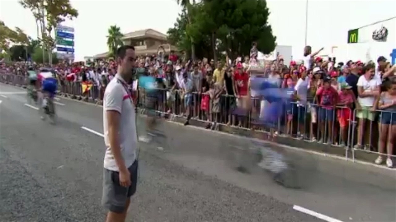 Cyclisme - Un hélicoptère provoque la chute de Julien Duval sur La Vuelta