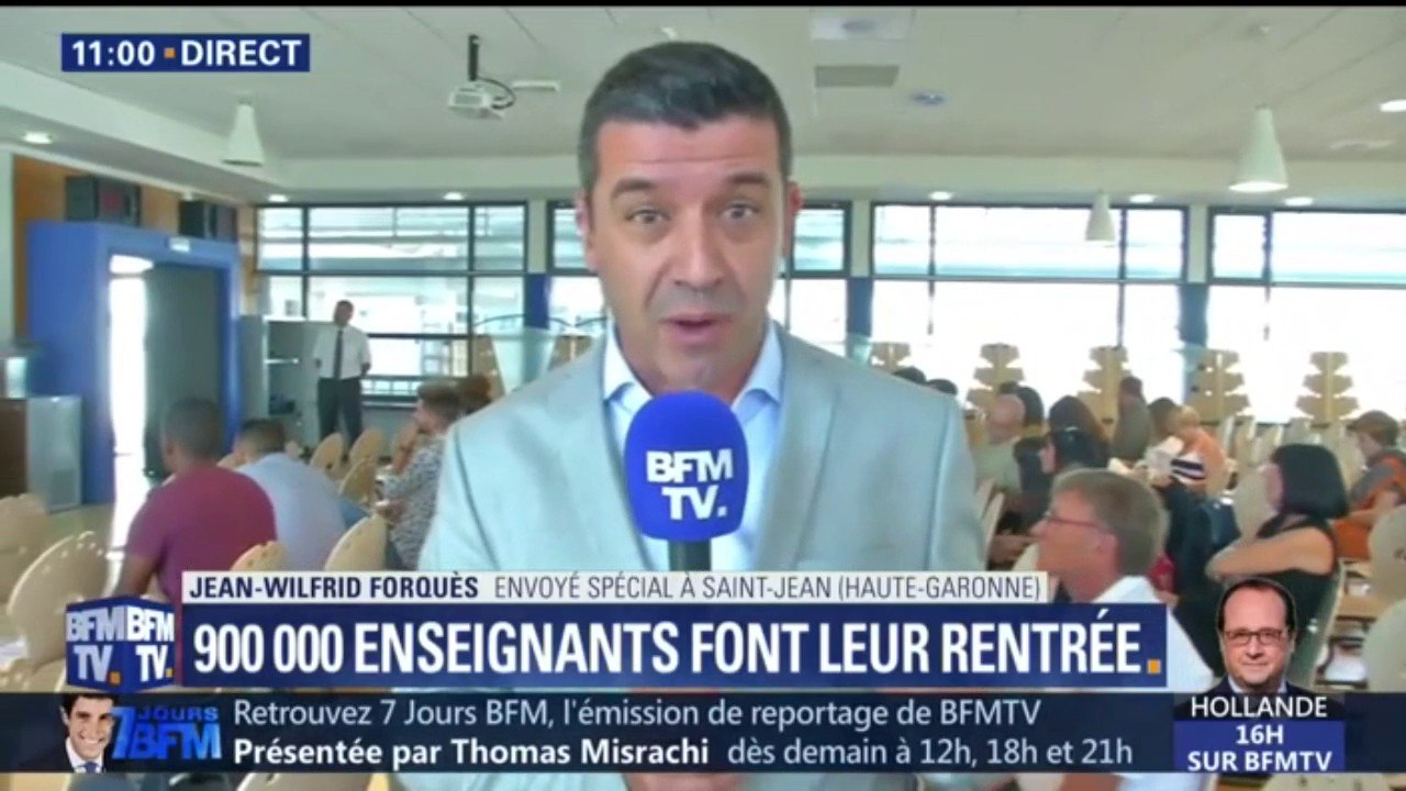 Pré-rentrée des enseignants: "on est en forme et prêts"