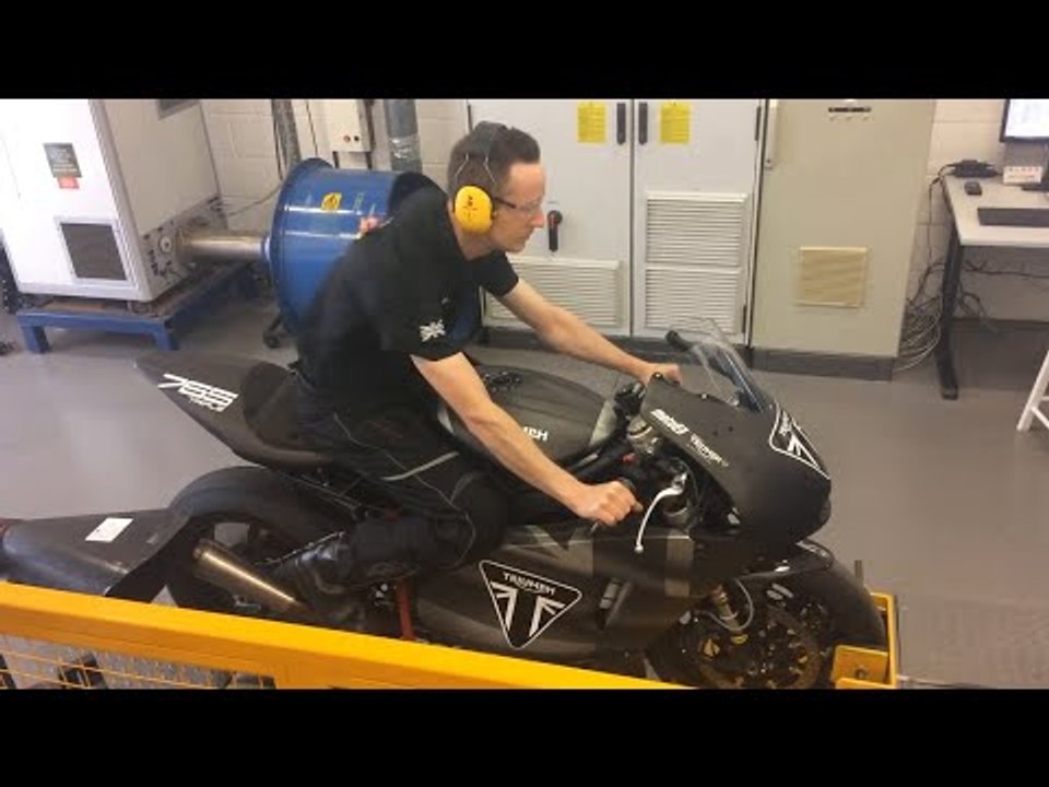 DYNO TESTED! Triumph Moto2 765 development bike