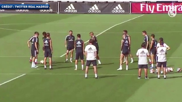Les premières images à l’entraînement du Real Madrid de Mariano !