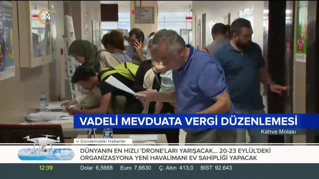 Vadeli mevduata vergi düzenlemesi