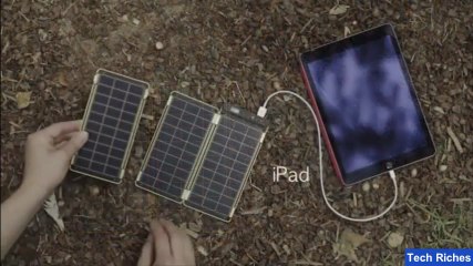 Charge Your iPhone & Smartphones With Solar Paper / Panel