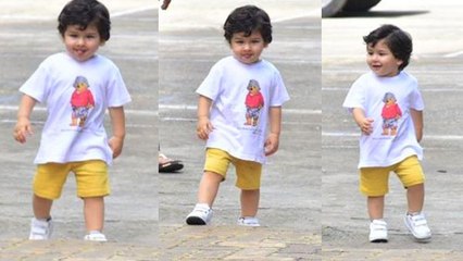 Taimur Ali Khan goes for a walk WITHOUT his Nanny for the FIRST time  | FilmiBeat