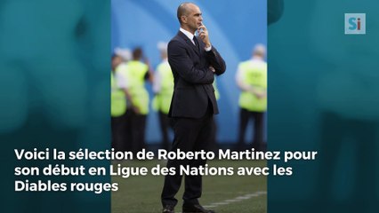 Voici la sélection de Roberto Martinez pour son début en Ligue des Nations avec les Diables rouges