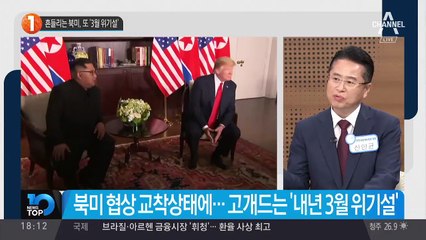 흔들리는 북미, 또 ‘3월 위기설’