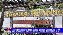 Ulat ukol sa kontrata ng Nayong Pilipino, isinumite na sa O.P.