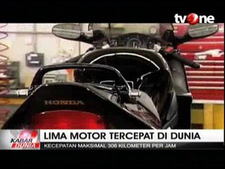 5 Sepeda Motor Tercepat di Dunia