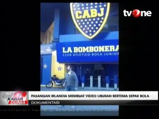 Video Liburan Unik Pasangan Penggemar Sepakbola