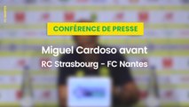 Miguel Cardoso : la conf avant RCSA - FCN