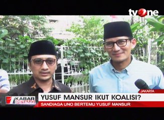 Sandiaga Uno Temui Yusuf Mansyur