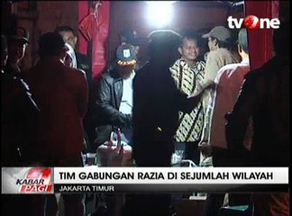 Petugas Gabungan Razia Sejumlah Titik di Wilayah Jaktim, 14 PSK Ditangkap