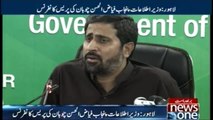 Fayyaz ul Hasan Chohan's news conference in Lahore