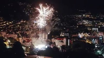 A perfect ending to a perfect night! 