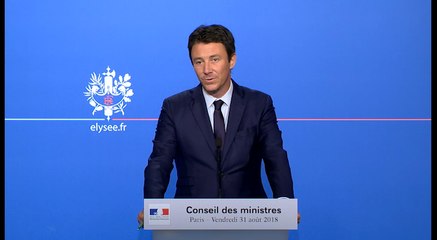 Compte rendu du Conseil des ministres du 31 août 2018