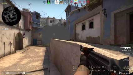 OMG this reaction is sick! What a flick shot!