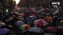 Marcha masiva en defensa de la universidad pública en Argentina