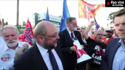 Expresidente del Parlamento Europeo visita a Lula en prisión