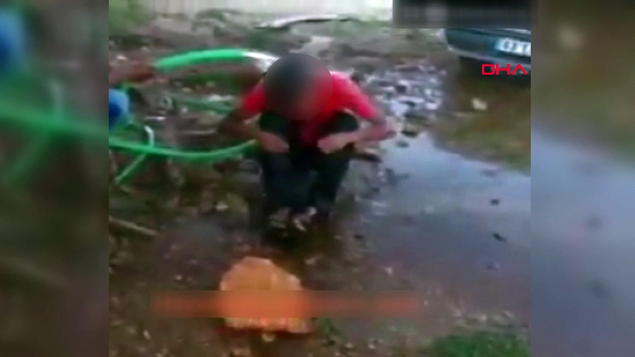 Şanlıurfa'da çocuğa soğuk suyla işkence!
