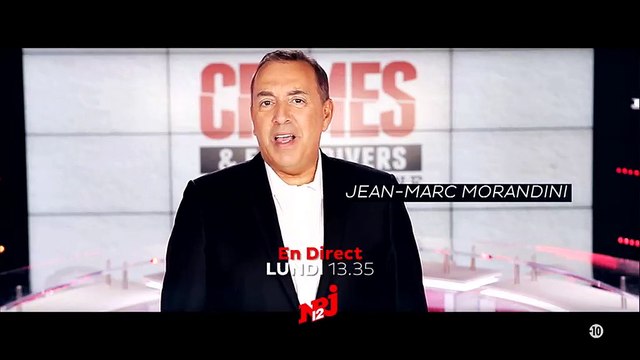 NRJ12 dévoile les premières images de Crimes et Faits-divers: la quotidienne de Jean-Marc Morandini qui débute lundi en direct à 13h35 - Vidéo