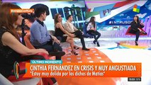 Cinthia Fernandez angustiada y en crisis con su actual pareja por culpa de su ex