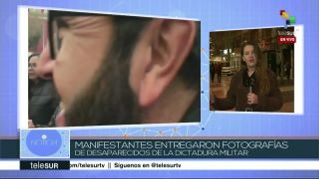 Chilenos realizan emotiva jornada por desaparecidos de la dictadura