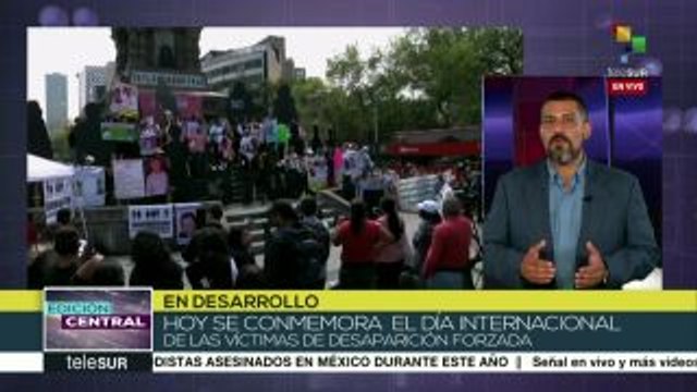 México: actos de memoria por los más de 37 mil desaparecidos