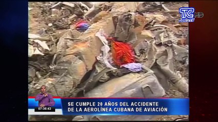 Se cumple 20 años del accidente de la aerolínea cubana en Quito