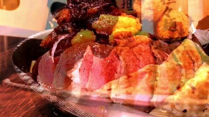 大食いチャレンジ→お殿様ランチを富士力食堂で食べた。Eating 4.3kg kids plate