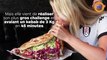 Une jeune fille blonde mange un kebab de 3kg !