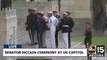 Senator McCain arrives at US Capitol in D.C.