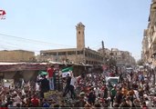 Syrians Protest Against Possible Regime Offensive on Idlib