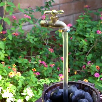 Fontaine Décorative 'Robinet Invisible' Endxedio - Arrosoir à Écoulement Continu - Décoration De Jardin Et D'Intérieur