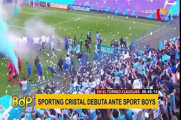 Sporting Cristal debuta mañana ante Sport Boys en el Torneo Clausura