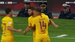 Federico Fazio Goal HD - AC Milan 1-1 AS Roma 31.08.2018