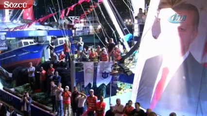 Erdoğan  balık av sezonunu açtı