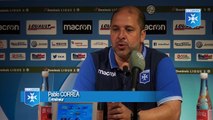 Réaction de Pablo Correa après AJ Auxerre - Stade Brestois 29 (0-2)