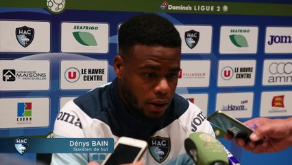 Après HAC - Orléans (3-1), réaction de Dénys Bain